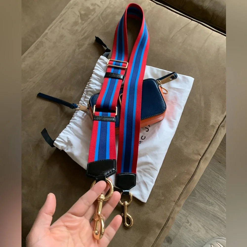 Authentic Rare Marc Jacobs Snapshot Blue Sea Multi Camera Crossbody Shoulder Bag - Picture 11 of 16